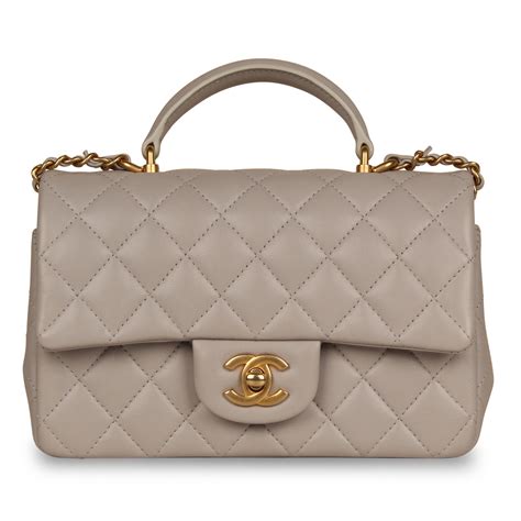 chanel grey mini flap bag|mini flap bag Chanel price.